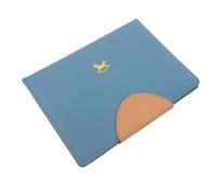 Pochette de Protection Bleu pour Certificat de Naissance en PU | Anti-rayures, Garde les Documents Plats, pour Stockage et Présentation, pour Certificats et Taxes
