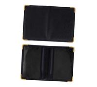 Pochette de Protection en Cuir Pu pour Carte Bancaire, Multi-grilles | Rangement Organisé, Structure à Fentes Résistante à Déchirure, pour Cartes D'identité et Permis