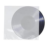 Pochette de Protection pour Disque Vinyle 12 Pouces sans Fermeture Cpp | Lot de 50 Pièces, Insertion Facile, Accès Rapide aux Disques, Réduit Frottement et Usure