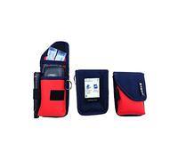 Pochette de Protection pour Freestyle Libre Modèle SMART'ACCESS MABOX - Navy/Orange