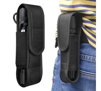 Pochette de protection pour lampe de poche - Étui de transport pour lampe de poche LED, résistant à l'eau, pochette de protection pour la randonnée, la chasse, le camping, l'extérieur, ceinture de