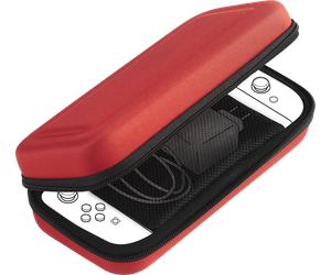 Pochette de protection rigide rouge pour Nintendo Switch
