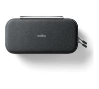 Belkin Gaming Pochette de rangement avec batterie externe 10 000 mAh pour Nintendo Switch 2 (écran LCD, recharge rapide de 30 W pour Nintendo Switch, compartiments pour AirTag et cartes de jeux, gris)