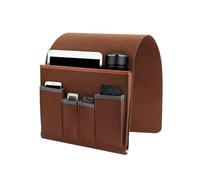 Pochette de rangement de chevet - Organiseur inclinable antidérapant, poche pour accoudoir de chaise, support pour gadgets, rangement pour magazines | Organiseur inclinable antidérapant avec construct