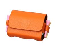 Pochette de rangement de taille de golf - En cuir synthétique - Accessoire de rangement compact avec clip de ceinture - Outil de transport pratique pour balle de golf et thé - Pour les courses et les