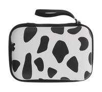 Pochette de Rangement en EVA Rigide Design Vache | Fermeture Éclair Style Moderne, Protection, Compartiments Organisés pour Bureau et Voyage