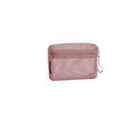 Pochette de Rangement en Nylon décontractée, Tenue à Main avec Fermeture éclair, Sac cosmétiques, Voyage Maille Polyvalent pour Salle De Sport, Voyage, Affires(Grey-M)