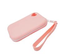 Pochette de rangement étanche - Petit sac en silicone, étui étanche à fermeture éclair, mini kit de voyage | Sac de gestion des câbles pour écouteurs, rose, Refer to description, Unisexe