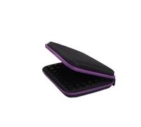 Pochette de Rangement for huiles essentielles - Flacon Miniature Simple 63 Compartiments Portable pour huiles essentielles, Vernis à Ongles(63 Grid 1-3ML Rose Red)