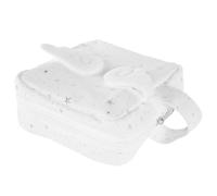 Pochette de Rangement Hygiénique pour Femmes, Petit Format, Canvas | Organisateur Portable Fermeture Éclair, Poignée Pratique, Compartiments, Usage Tiroir ou Voyage