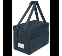 Pochette de rangement Leitz 67240089 rectangulaire tissu gris 355x235x200mm pour bureau et classement