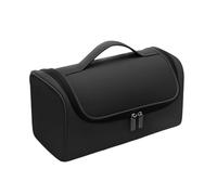 Pochette de rangement multi-poches avec fermeture éclair pour coiffeur Dyson/Shark Airwrap Flexstyle complet, Noir , 12.4x5.51x6.5inch, Minimaliste