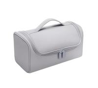 Pochette de rangement multi-poches avec fermeture éclair pour coiffeur Dyson/Shark Airwrap Flexstyle complet, gris, 12.4x5.51x6.5inch, Minimaliste