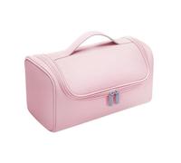 Pochette de rangement multi-poches avec fermeture éclair pour coiffeur Dyson/Shark Airwrap Flexstyle complet, rose, 12.4x5.51x6.5inch, Minimaliste