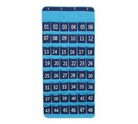 Pochette de Rangement Murale for Téléphone Portable, Pochettes Numérotées for Téléphone Portable en Classe, Accès Pratique et Gestion Aisée, Adaptée Aux Salles de Classe, Bureaux(48)