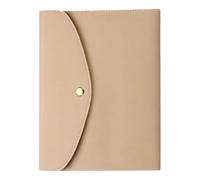 Pochette de rangement pliable en cuir synthétique avec emplacements pour stylos pour utilisation scolaire