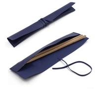 Pochette de rangement portable pour baguettes de batterie, sac de rangement étanche pour baguettes de batterie, sac de transport de pièces de sac à main (bleu)
