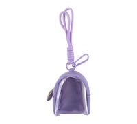 Pochette de rangement pour badges avec fenêtre transparente, corps de rangement en tissu Oxford et sangle à clip pour le transport quotidien des essentiels, pochette de présentation de badges, petit