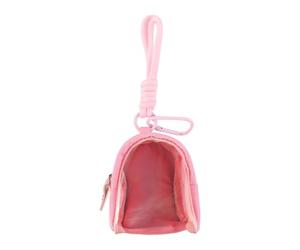 Pochette de rangement pour badges avec fenêtre transparente, corps de rangement en tissu Oxford et sangle à clip pour le transport quotidien des essentiels, pochette de présentation de badges, petit
