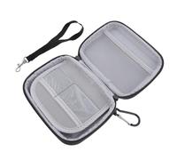 Pochette de Rangement pour Batterie Externe, Étui EVA Noir | Accès Rapide, Fermeture Éclair Fluide, Protection la Poussière, Format Pratique pour Voyage et Extérieur