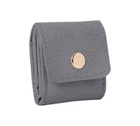 Pochette de rangement pour bijoux | Boîte à bijoux pliable format voyage - Conteneur compact multi-compartiments pour boucles d'oreilles, clous d'oreilles, bagues, colliers, bracelets
