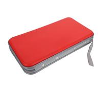 Pochette de Rangement pour CD et DVD, Étui Zippé Poignée | Polyester Plastique, Pochettes Intérieures Anti-rayures, pour Organisation à Maison, Disques Faciles à Retrouver