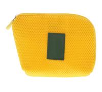 Pochette de Rangement pour Chargeur et Câbles, Jaune | Polyester, Format Compact, Organisation des Petits Articles, pour Déplacements Professionnels et Activités Extérieures