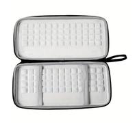 Pochette de rangement pour clavier, Étui rigide for clavier Bluetooth sans fil 108 touches, multicolore(White)