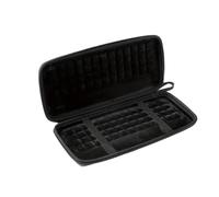 Pochette de rangement pour clavier, Étui rigide for clavier Bluetooth sans fil 108 touches, multicolore(Black)