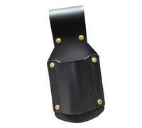 Pochette de rangement pour marteau en simili cuir avec entrée ouverte moulée, panneaux latéraux à rivets, 7 x 3 pouces pour les tâches de chantier, ceinture à outils, accessoire de charpentier, pour à