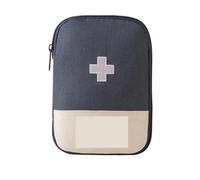 Pochette de rangement pour médicaments, Trousse de premiers secours voyage en plein air, Kits d'urgence médicale à domicile, organisateur étui pilules Camping(Blu)