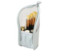 Pochette de Rangement pour pinceaux cosmétiques en TPU 3 Couleurs, Conception Verticale résistante à l ' Eau pour pinceaux et Outils de Maquillage Professionnels, étui pour pinceaux de Voyage