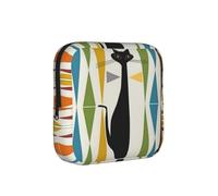 Pochette de Rangement pour Serviettes hygiéniques Motif Chat Moderne du XXE siècle, Pochette zippée, Porte-Monnaie