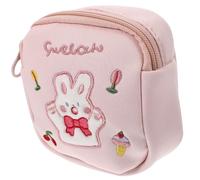 Pochette de Rangement pour Serviettes Hygiéniques Rose en Coton | Fermeture Zippée Pratique, Format Compact et Portable, Protection Confidentialité Déplacements