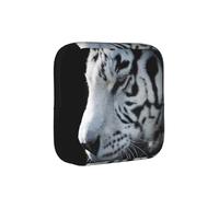 Pochette de Rangement pour Serviettes hygiéniques White Tiger in The Dark, Pochette zippée, Porte-Serviettes