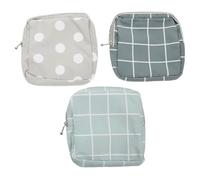 Pochette de Rangement pour Serviettes Hygiéniques, Zippée | Polyester Coton, Format Compact pour Paquet ou Poche, Organisation Rapide, Accès Facile, Filles, Classes