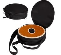 Pochette de rangement pour tabouret - Organiseur rond avec bandoulière | Pliable - Sac à outils avec fermeture éclair - Pour croquis, camping, pique-nique, photographie, randonnée, festival, cour