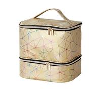 Pochette De Rangement Pour Vernis À Ongles - Organisateur Pour 30 Flacons, Étui De Transport Avec Poignée, En Cuir PU Grande Capacité, Pochette Ďe Rangement Ṕour Huiles Essentielles Et Gel P̀our Ongle
