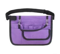 Pochette de rangement réglable pour transporter des outils et des fournitures avec une gestion efficace de l'espace (violet)