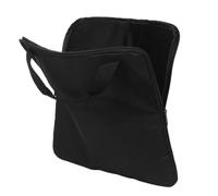 Pochette de Rangement Rembourrée pour Balance Électronique, Noire | Polyester Nylon, Fermeture Éclair et Poignée Renforcées, Rangement Compact pour Salle de Bain et Voyage