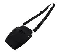 Pochette de Rangement Similicuir pour Outils de Sac à Ciseaux Compartiments pour Coiffeurs et Stylistes pour Salon et Mobilité Noir