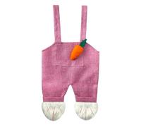 Pochette de sacs de Pâques, fourre-tout en forme de lapin, sac de rangement de 18,11 x 9,84 pouces avec poignée, sac de friandises en tissu, vacances mignonnes avec un design rétro, fourniture