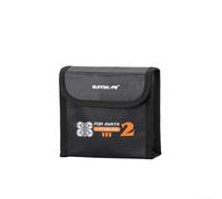 Pochette de sécurité ignifuge pour batterie Li-Po DJI pour Avata 2 avec AT2 DC781 Construction en tissu pour une charge et un transport sécurisés (peut contenir 3 batteries)