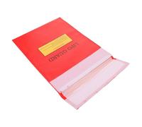 Pochette de Sécurité pour Batterie Lipo Grosse, PVC Rouge, Scellée | Ignifugée et Antidéflagrante, pour Transport Aérien et Logistique, Isole Air et Humidité, Batterie Rc