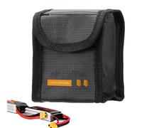 Pochette De Sécurité Pour Batterie - Résistante À La Chaleur 11 X 8,9 X 6,3 Cm, Protection Au Lithium Ignifuge | Organisateur De Stockage De Protection À Bouclier Thermique, Conteneur De Cellules D'én