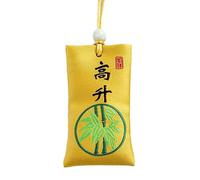 Pochette de sel spirituel bouddhiste | Sel spirituel avec sachet | Collier bouddhiste de Chine | Collier Spirituel Pochette de Sel pour Argent | Talisman Chinois Classique pour l'Espoir, la