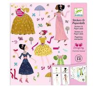 Pochette de Stickers et Paper Dolls Robes des 4 Saisons - Djeco