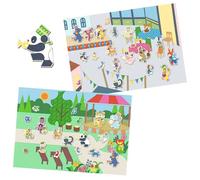 Pochette de stickers repositionnables avec décors Fanfare - Djeco
