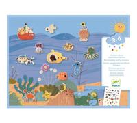 Pochette de stickers repositionnables avec décors Summertime - Djeco