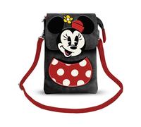 Pochette de tÃ©lÃ©phone fille Karactermania Minnie Noir 20x12x3 cm